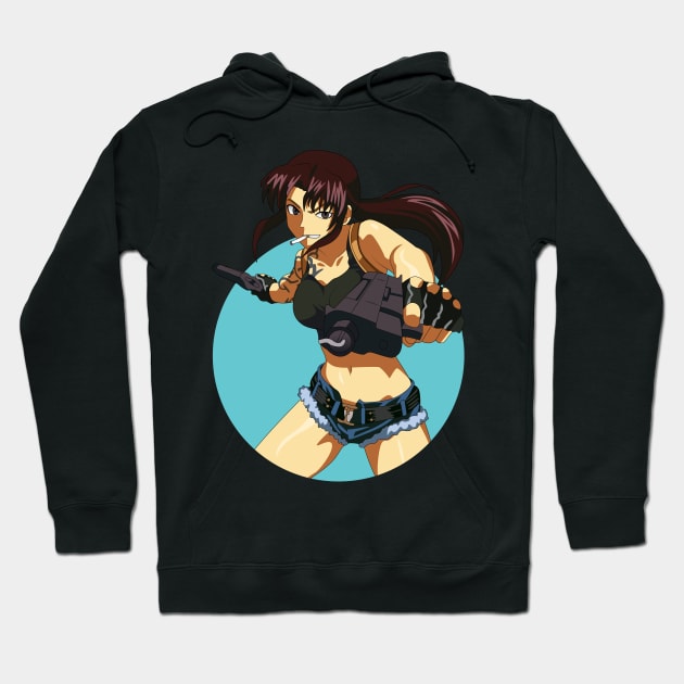 black  lagoon- revy Hoodie by Hala Art